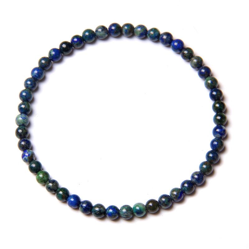 Naturstensarmbånd, 4 mm Sodalite, Jaspisarmbånd 8''