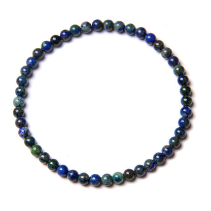 Naturstensarmbånd, 4 mm Sodalite, Jaspisarmbånd 8''