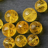 Amber Carved Beads Natural Amber Beads 8mm 10mm 1pc