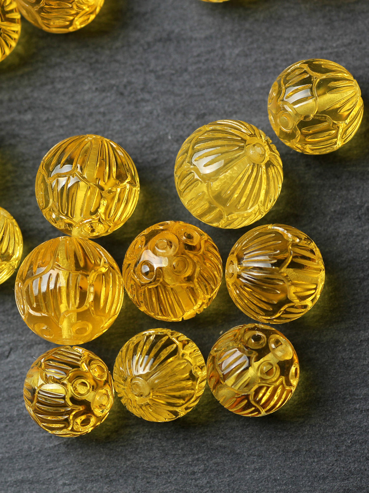 Amber Carved Beads Natural Amber Beads 8mm 10mm 1pc
