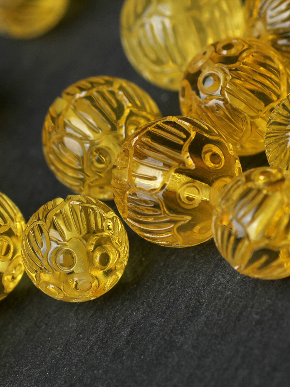 Amber Carved Beads Natural Amber Beads 8mm 10mm 1pc