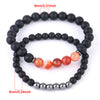 Matte Onyx Bracelet 2pcs 8''