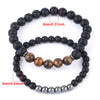 Matte Onyx Bracelet 2pcs 8''