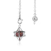 Merkaba Pendulum Stone Pendulums Chains Reiki Quartz Pendant Chains 7''