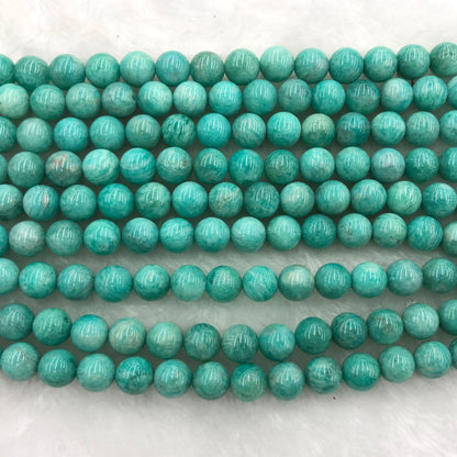 Peru Amazonite Beads 6mm 8mm 10mm 15''