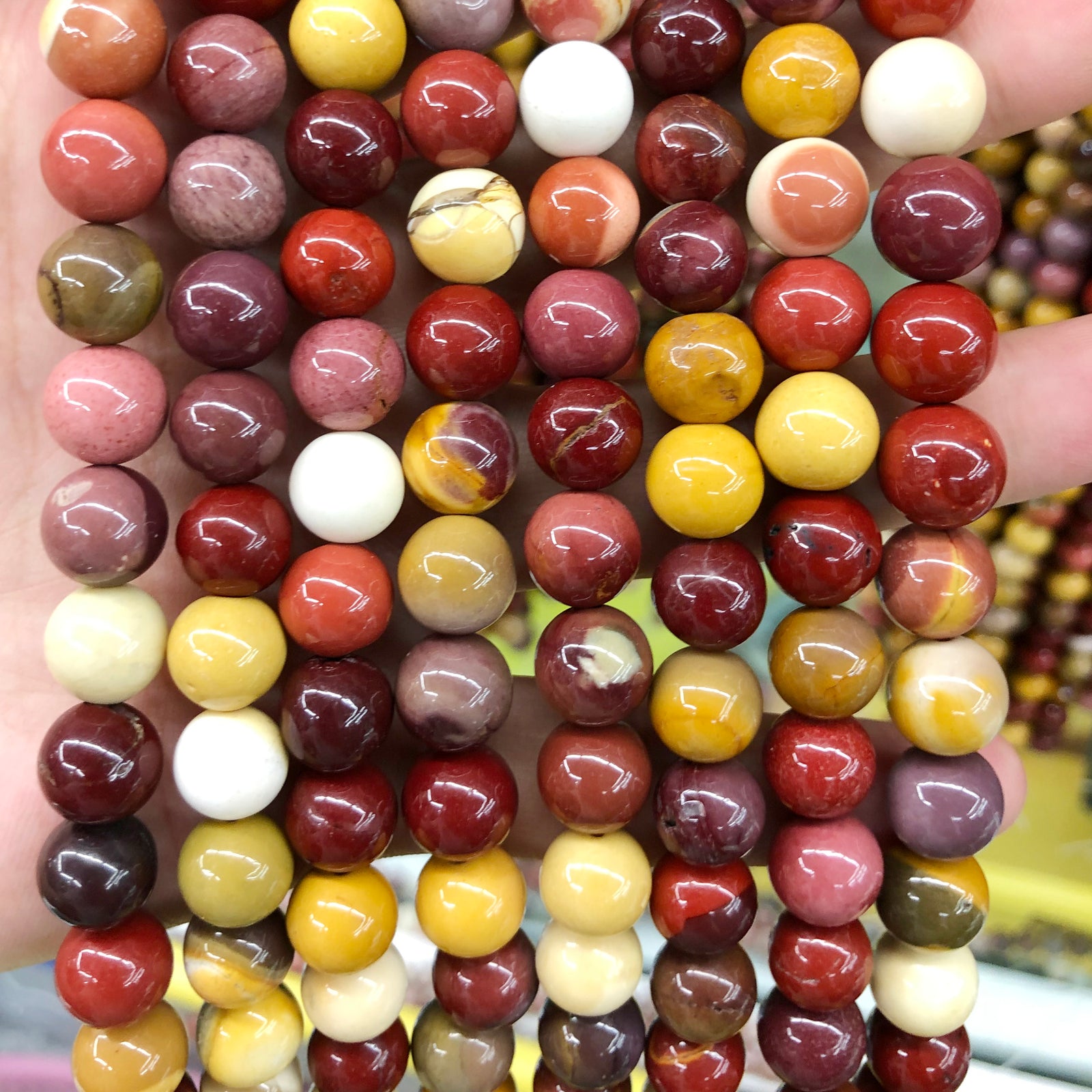 Mookaite Jasper Beads  4mm 6mm 8mm 10mm 12mm 15''