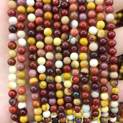 Mookaite Jasper Beads  4mm 6mm 8mm 10mm 12mm 15''