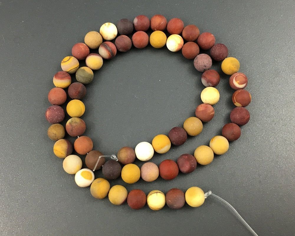 Mookaite Jasper Matte Beads 4mm 6mm 8mm 10mm 12mm 15''