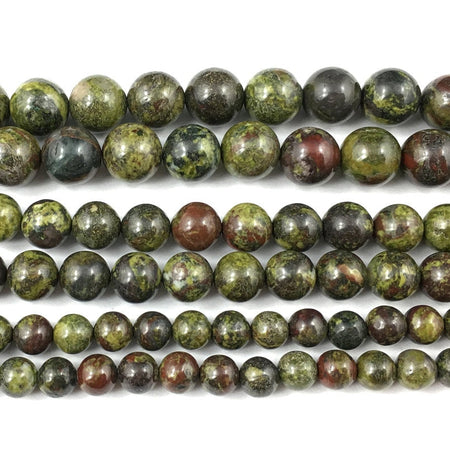 Dragon Bloodstone Beads 4mm 6mm 8mm 10mm 12mm 15''