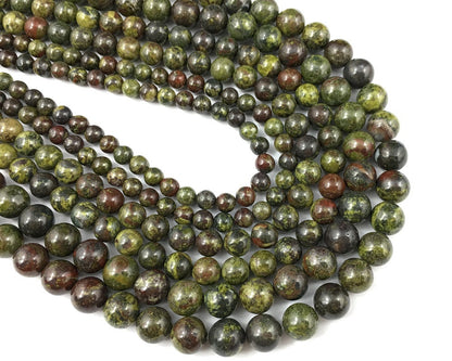 Dragon Bloodstone Beads 4mm 6mm 8mm 10mm 12mm 15''