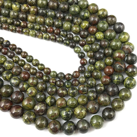 Dragon Bloodstone Beads 4mm 6mm 8mm 10mm 12mm 15''