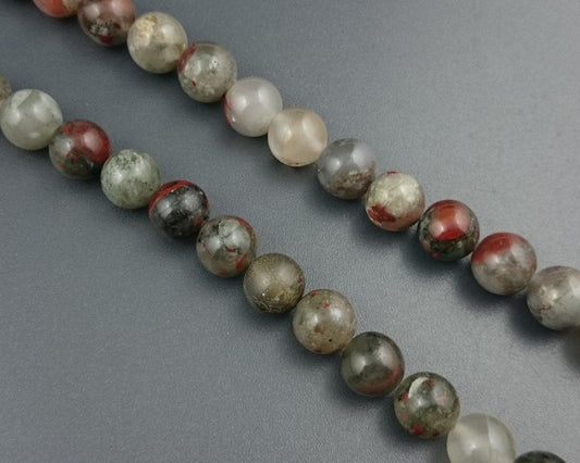African Bloodstone Beads 4mm 6mm 8mm 10mm 12mm 15''