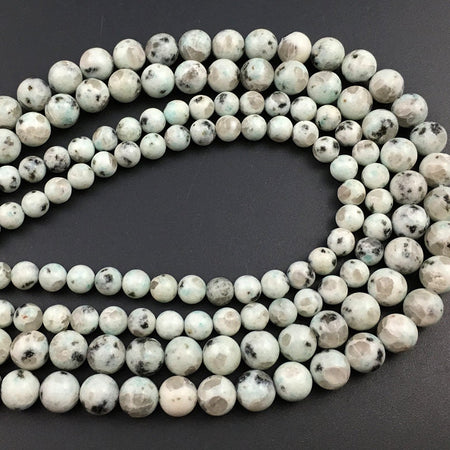 Lotus Jasper Beads 6mm 8mm 10mm 15''