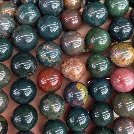 Bloodstone Beads 4mm 6mm 8mm 10mm 12mm 15''