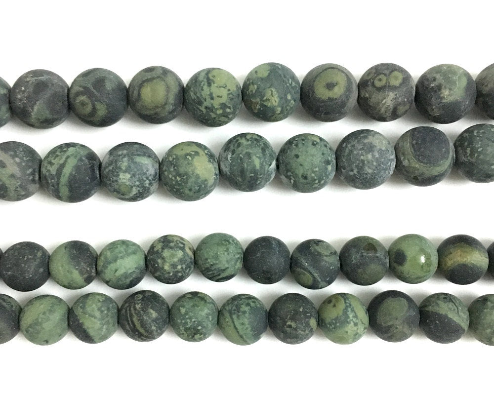 Kambaba Jasper Matte Beads 4mm 6mm 8mm 10mm 15''