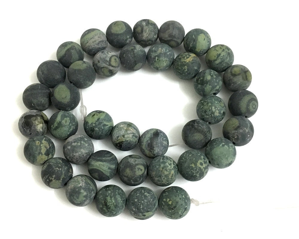 Kambaba Jasper Matte Beads 4mm 6mm 8mm 10mm 15''