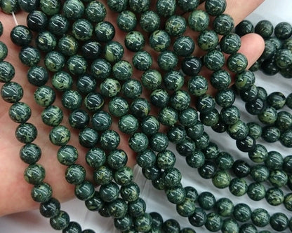 Green Kambaba Jasper Beads 4mm 6mm 8mm 10mm 12mm 15''