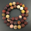 Mookaite Jasper Matte Beads 4mm 6mm 8mm 10mm 12mm 15''