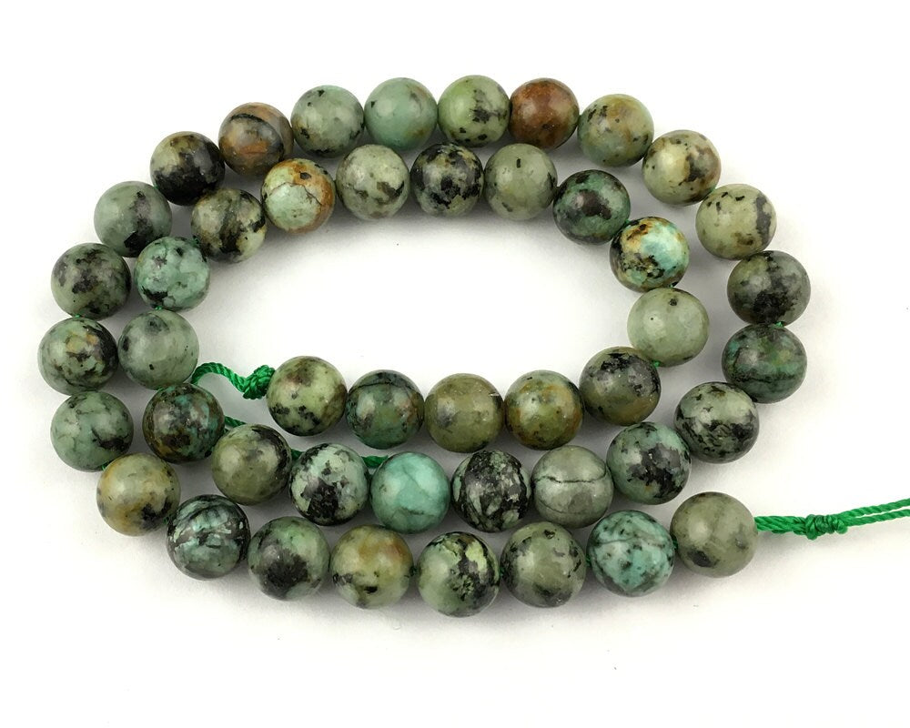 African Turquoise Stone Beads 4mm 6mm 8mm 10mm 12mm 15''