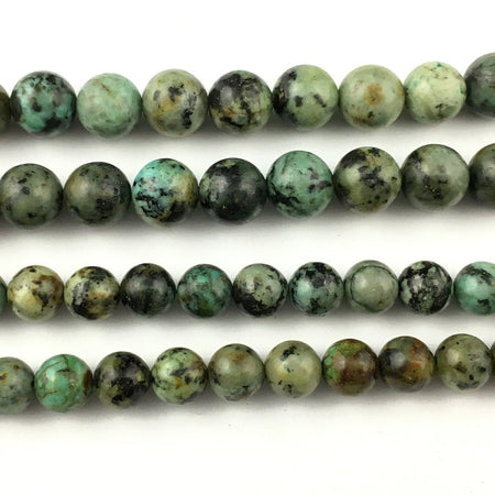 African Turquoise Stone Beads 4mm 6mm 8mm 10mm 12mm 15''