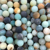 Rainbow Amazonite Matte Beaads 4mm 6mm 8mm 10mm 12mm 15''