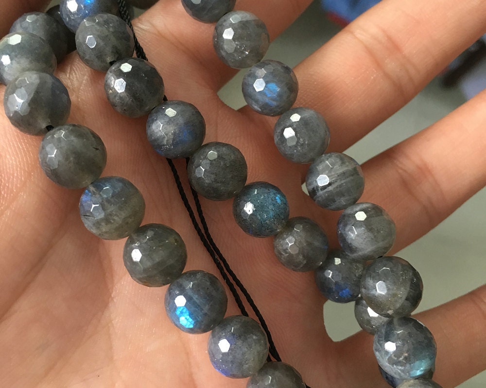 A Labradorite Faceted Beads 6mm 8mm 10mm 12mm 15''