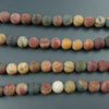 Picasso Jasper Matte Beads 4mm 6mm 8mm 10mm 12mm 15''