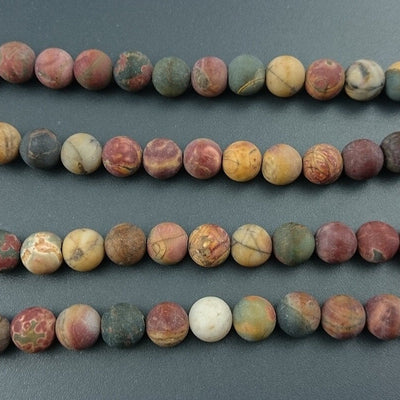 Picasso Jasper Matte Beads 4mm 6mm 8mm 10mm 12mm 15''