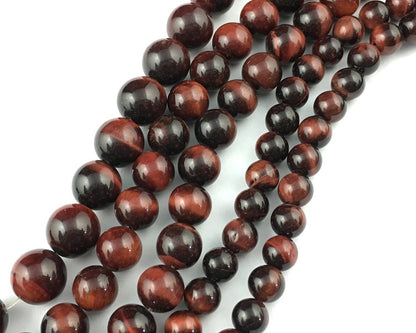 A Red Tiger Eye Beads Natural Gemstone Beads 4mm 6mm 8mm 10mm 12mm 14mm 16mm 15''