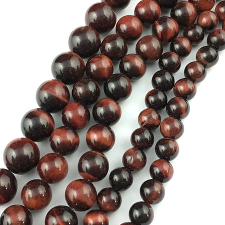 A Red Tiger Eye Beads Natural Gemstone Beads 4mm 6mm 8mm 10mm 12mm 14mm 16mm 15''
