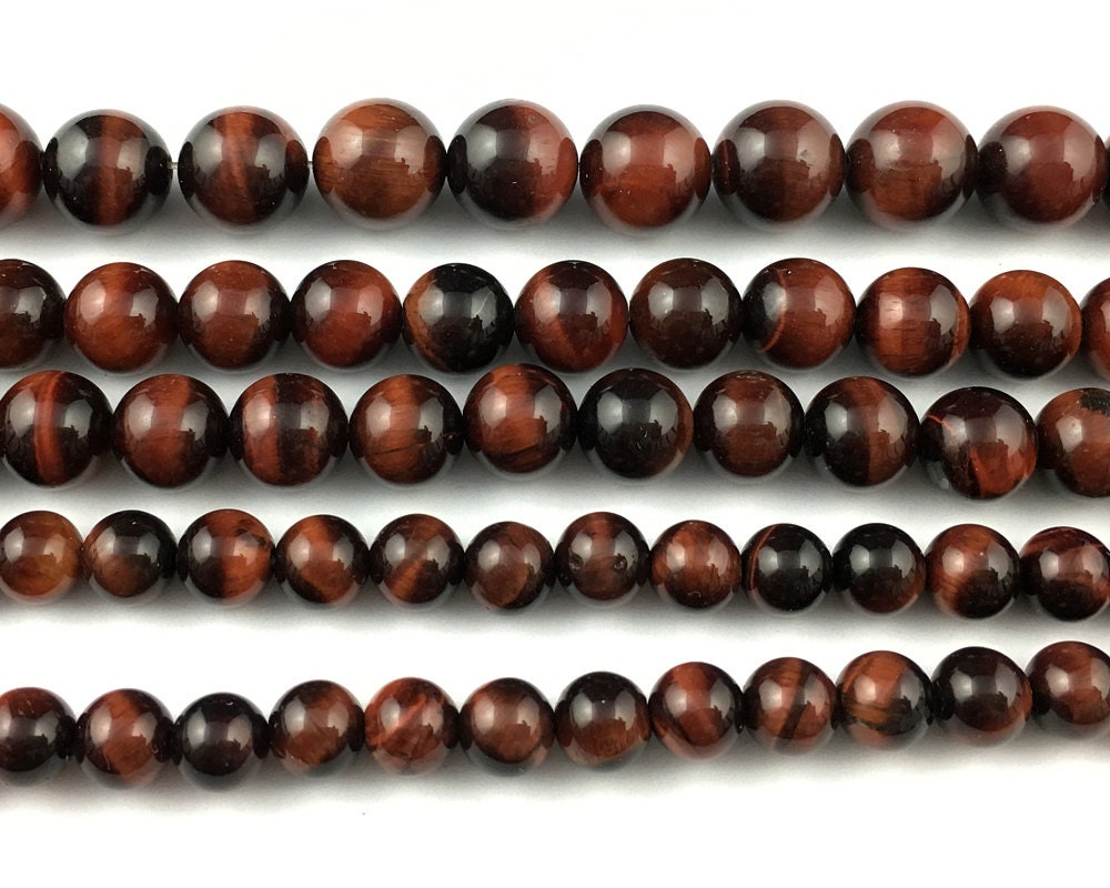 A Red Tiger Eye Beads Natural Gemstone Beads 4mm 6mm 8mm 10mm 12mm 14mm 16mm 15''