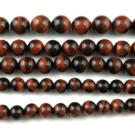 A Red Tiger Eye Beads Natural Gemstone Beads 4mm 6mm 8mm 10mm 12mm 14mm 16mm 15''