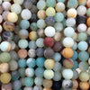 Rainbow Amazonite Matte Beaads 4mm 6mm 8mm 10mm 12mm 15''