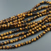 A Yellow Tiger Eye Beads 4-20mm 15''