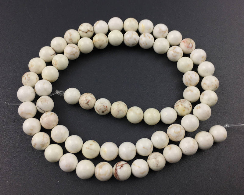 White Magnesite Beads 4mm 6mm 8mm 10mm 12mm 15''