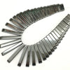 Hematite Stick Pendant 11mm--30mm