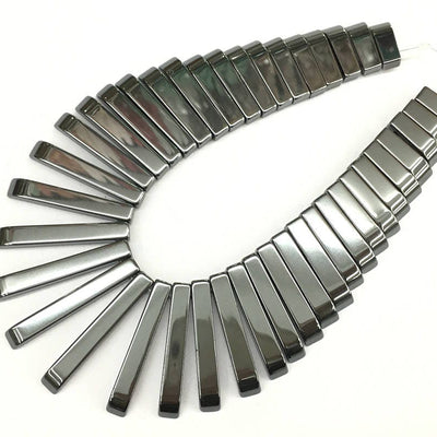 Hematite Stick Pendant 11mm--30mm