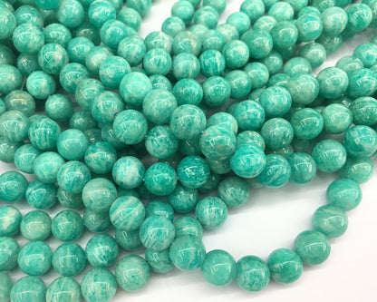 Peru Amazonite Beads 6mm 8mm 10mm 15''