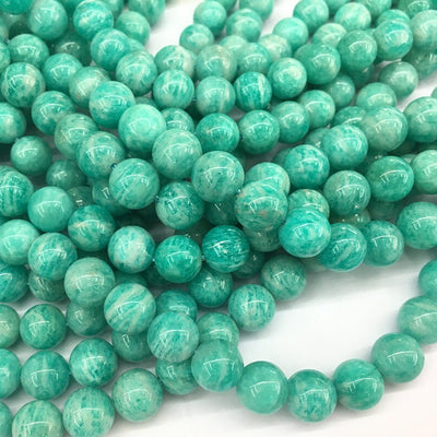 Peruvian Amazonite Beads 6mm 8mm 10mm 15''