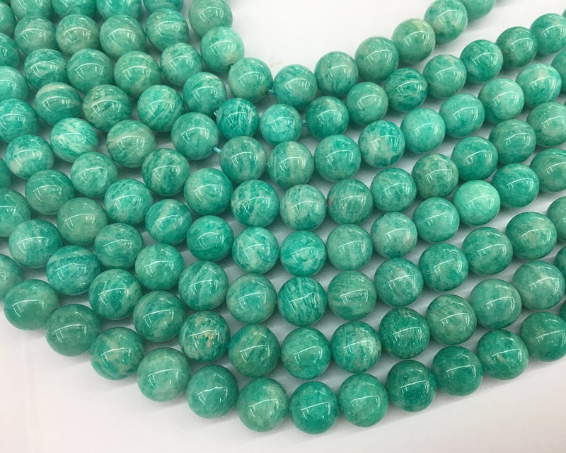 Peruvian Amazonite Beads 6mm 8mm 10mm 15''