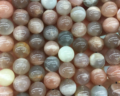 Mix Sunstone Moonstone Beads 6mm 8mm 10mm 12mm 15''