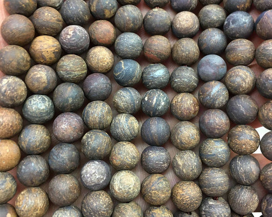 Bronzite Matte Beads  4mm 6mm 8mm 10mm 12mm 15''
