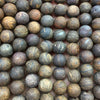 Bronzite Matte Beads  4mm 6mm 8mm 10mm 12mm 15''