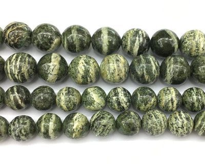 Green Zebra Jasper Beads 6mm 8mm 10mm 12mm 15''