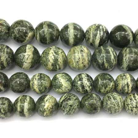 Green Zebra Jasper Beads 6mm 8mm 10mm 12mm 15''
