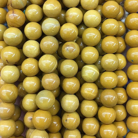A Yellow Jasper Stone Beads 6mm 8mm 10mm 15''