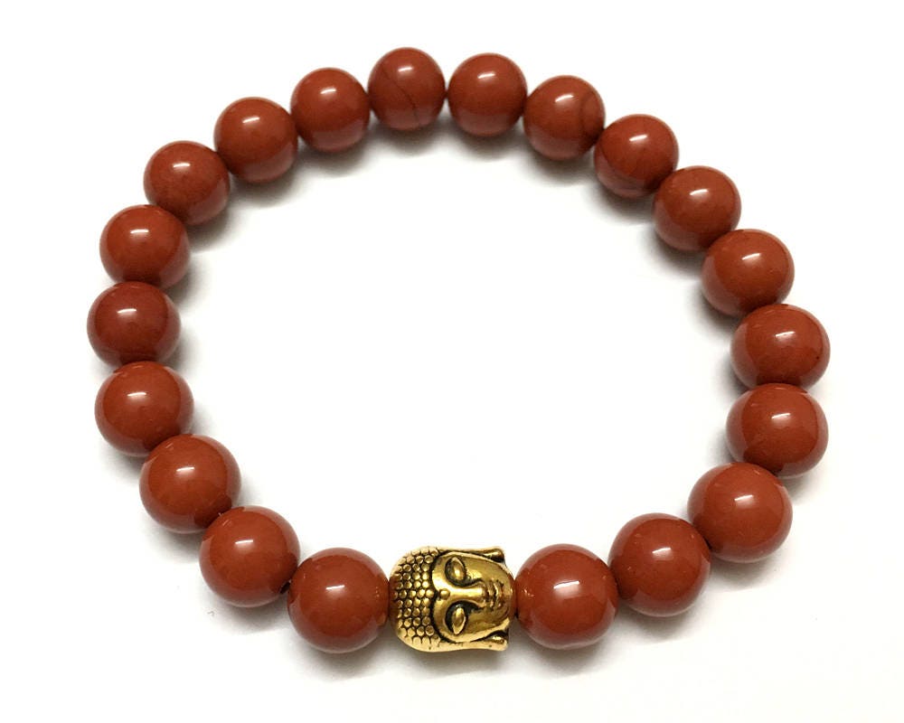 Stone Beads Bracelet 8mm 7''