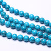 Blue Howlite Turquoise Beads 4mm 6mm 8mm 10mm 12mm 15''