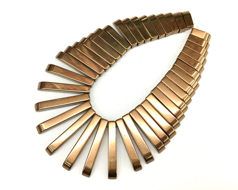 Brown Hematite Stick Pendant 11-30mm