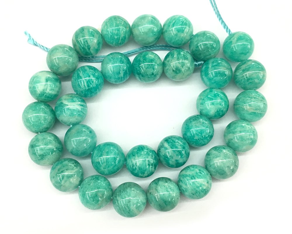 Peru Amazonite Beads 6mm 8mm 10mm 15''